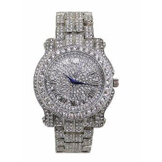 15 Bling-ed Out Watch And Matching Bracelet