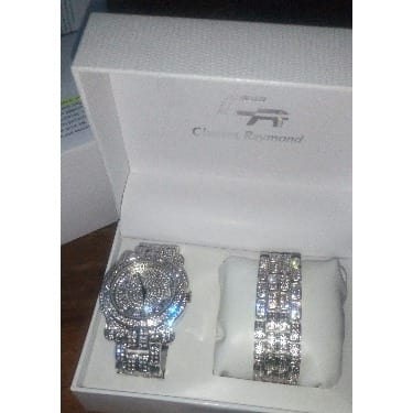 15 Bling-ed Out Watch And Matching Bracelet