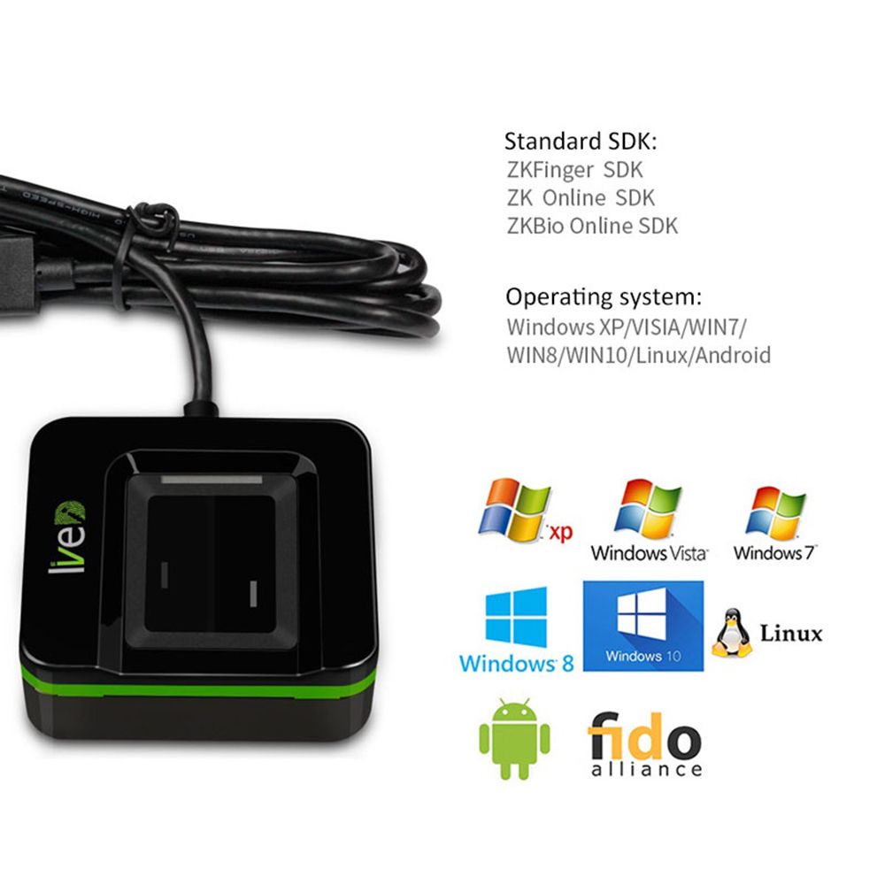Biometric Fingerprint Scanner  USB Reader