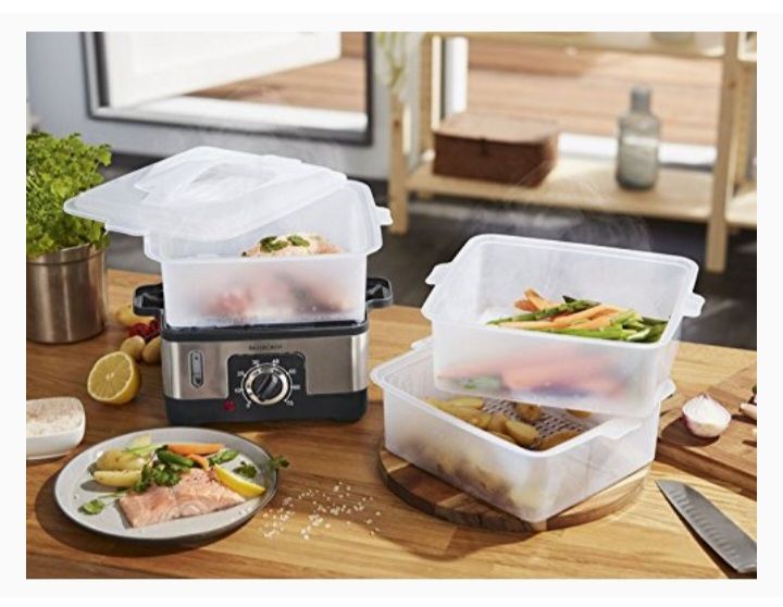 3-Tier Food & Vegetable Steamer - 950W