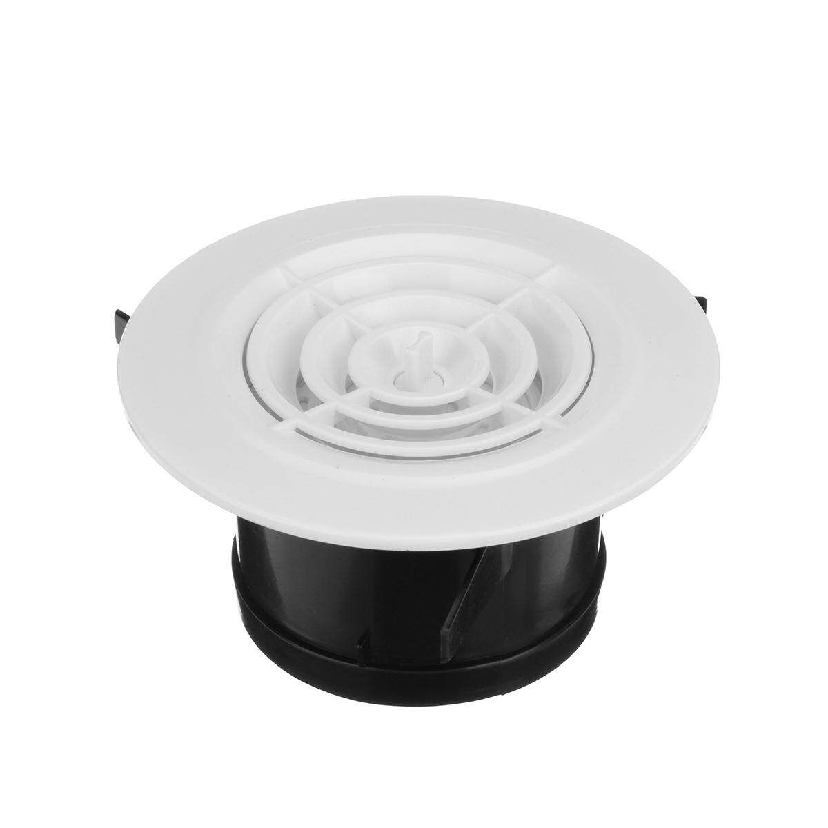 100mm ABS Plastic Air Vent Outlet 100mm Mount Wall Louver Ventilation Grille Cover Antique White