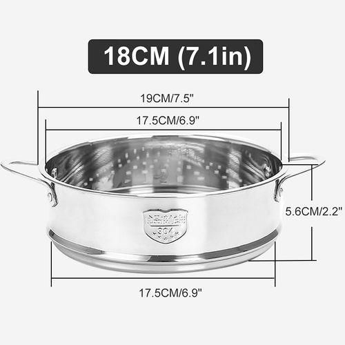 18cm Thickening Food Steam Rack Stainless Steel