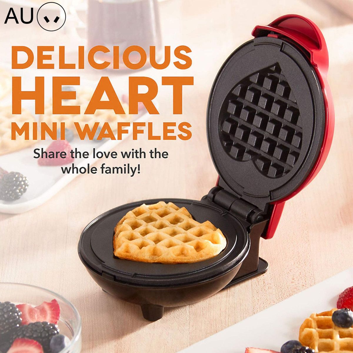 Sandwich Maker Crispy Omelet Waffle Machine AU Plug