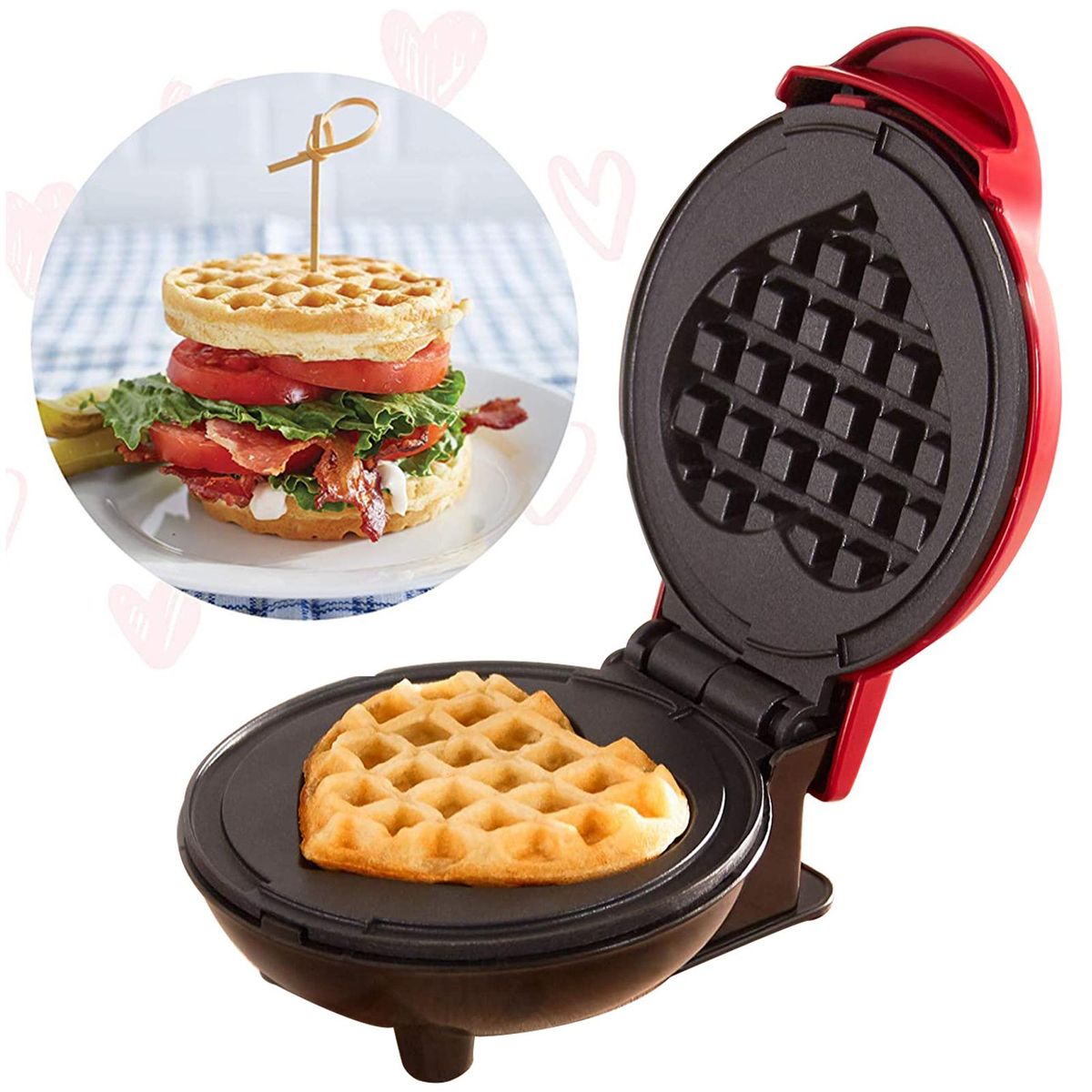 Sandwich Maker Crispy Omelet Waffle Machine AU Plug