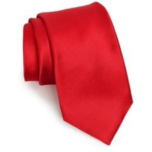 Men Formal Dress Shirt With Matching Tie - Sky Blue Shirt & Red Tie