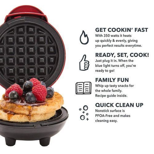 Mini Electric Waffles Maker Cake Oven Mini Waffle Pot