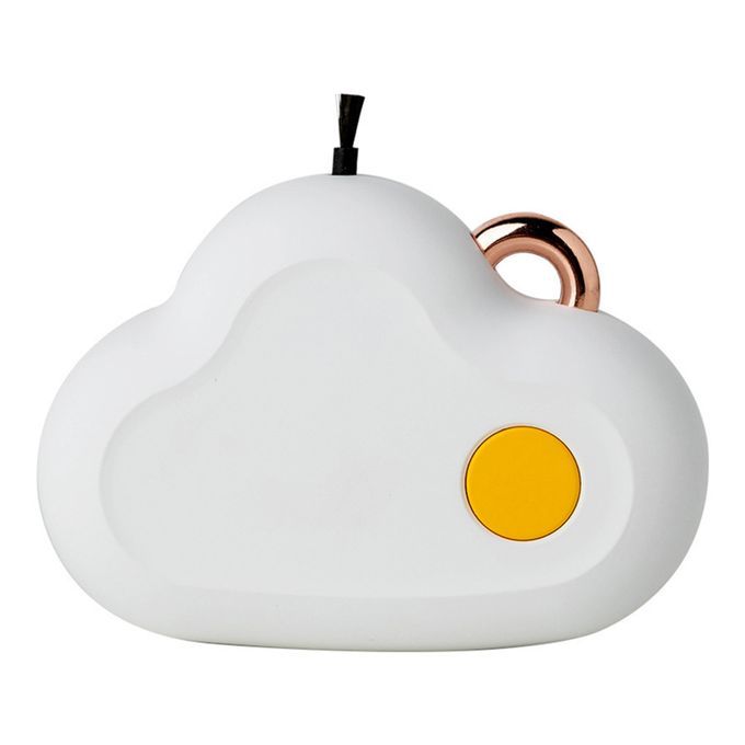 Portable Cute Cloud Shape Wearable Necklace Pendant-White