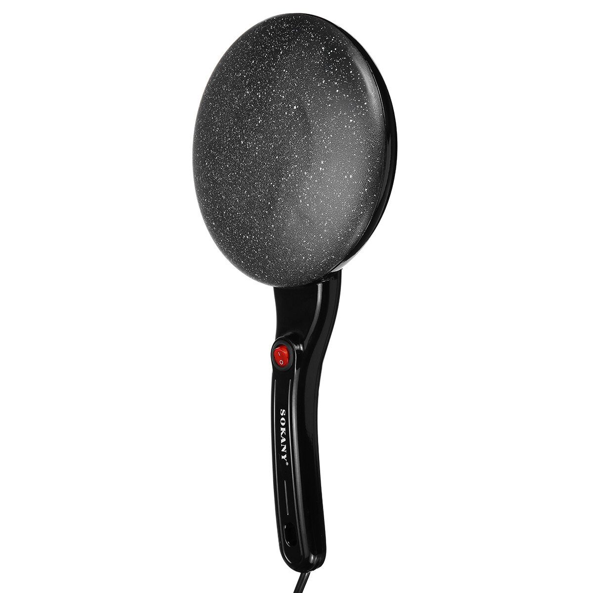 Sokany Electric Pancake Pan Maker Eggs Roll Ice Cone Roller Omelette Baking Crepe Dessert Maker Pan Pizza Non Stick Machine Black