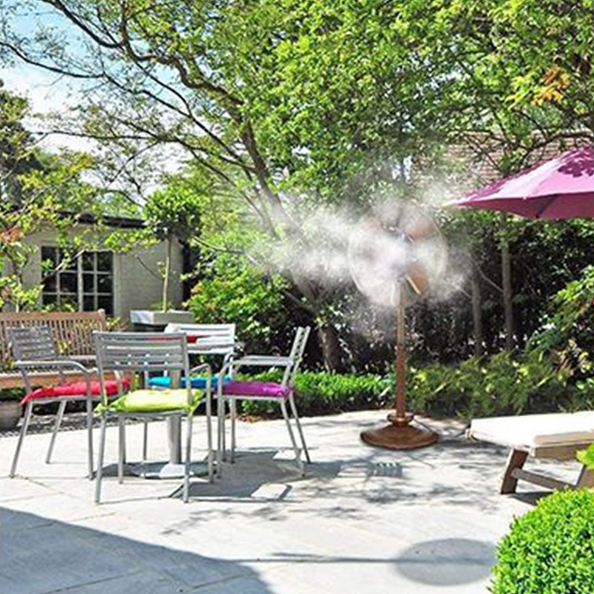 Outdoor Misting Fan Kit For Water Misting Cooling System