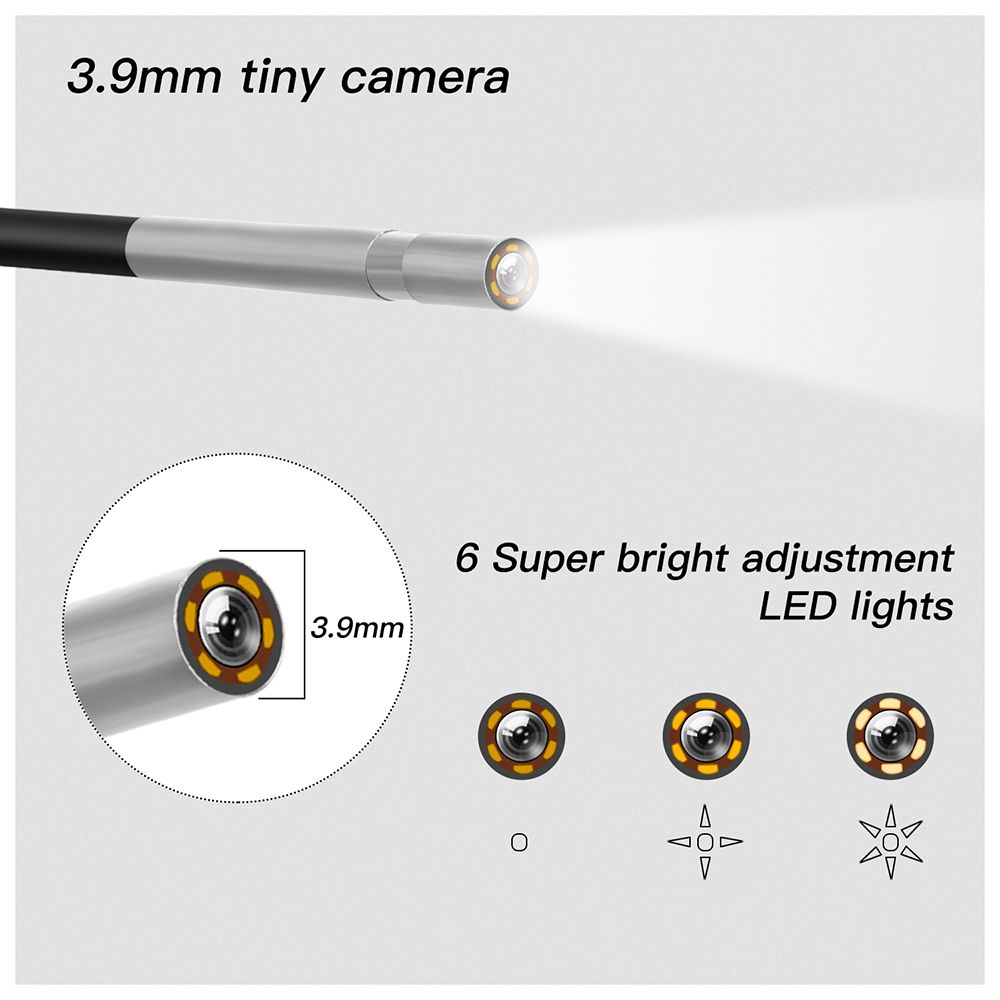 Wirelessly Fidelity Connected Industrial Endoscopy Borescope
