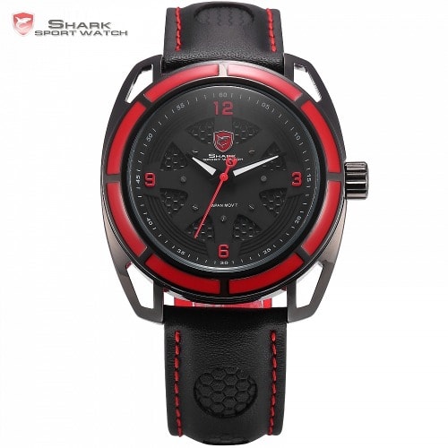 Wheel Pattern Wrist Watch - Sh472