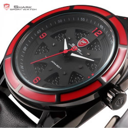 Wheel Pattern Wrist Watch - Sh472