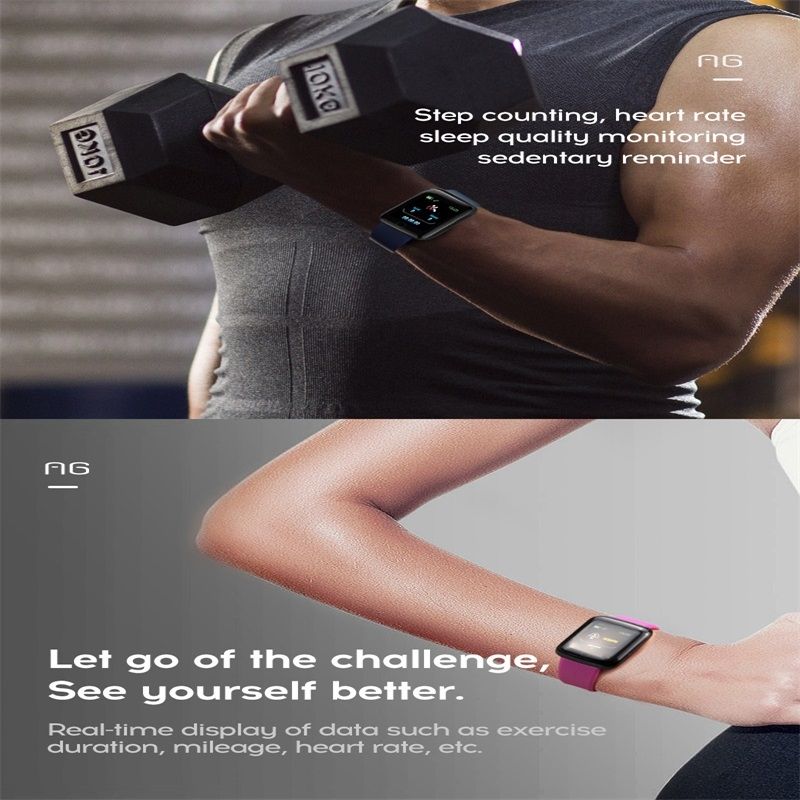 116plus 1.3 Inch Color Screen Smart Bracelet IP67 Waterproof, Support Call Reminder/ Heart Rate Monitoring /Blood Pressure Monitoring/ Sleep Monitoring/Excessive Sitting Reminder/Blood Oxygen Monitoring(Green)