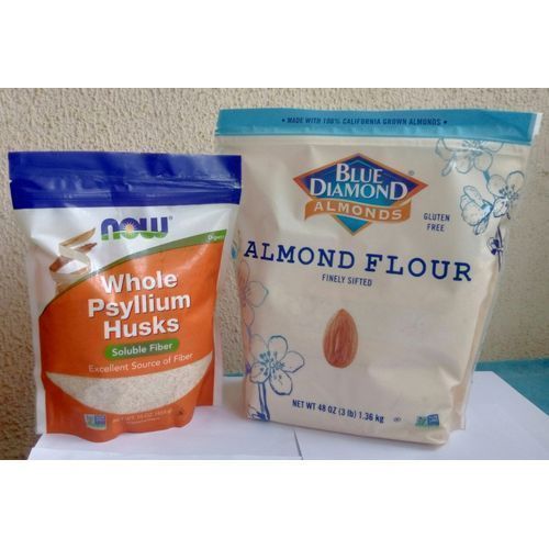 Blue Diamond Almond Flour + Now Foods Whole Psyllium Husk
