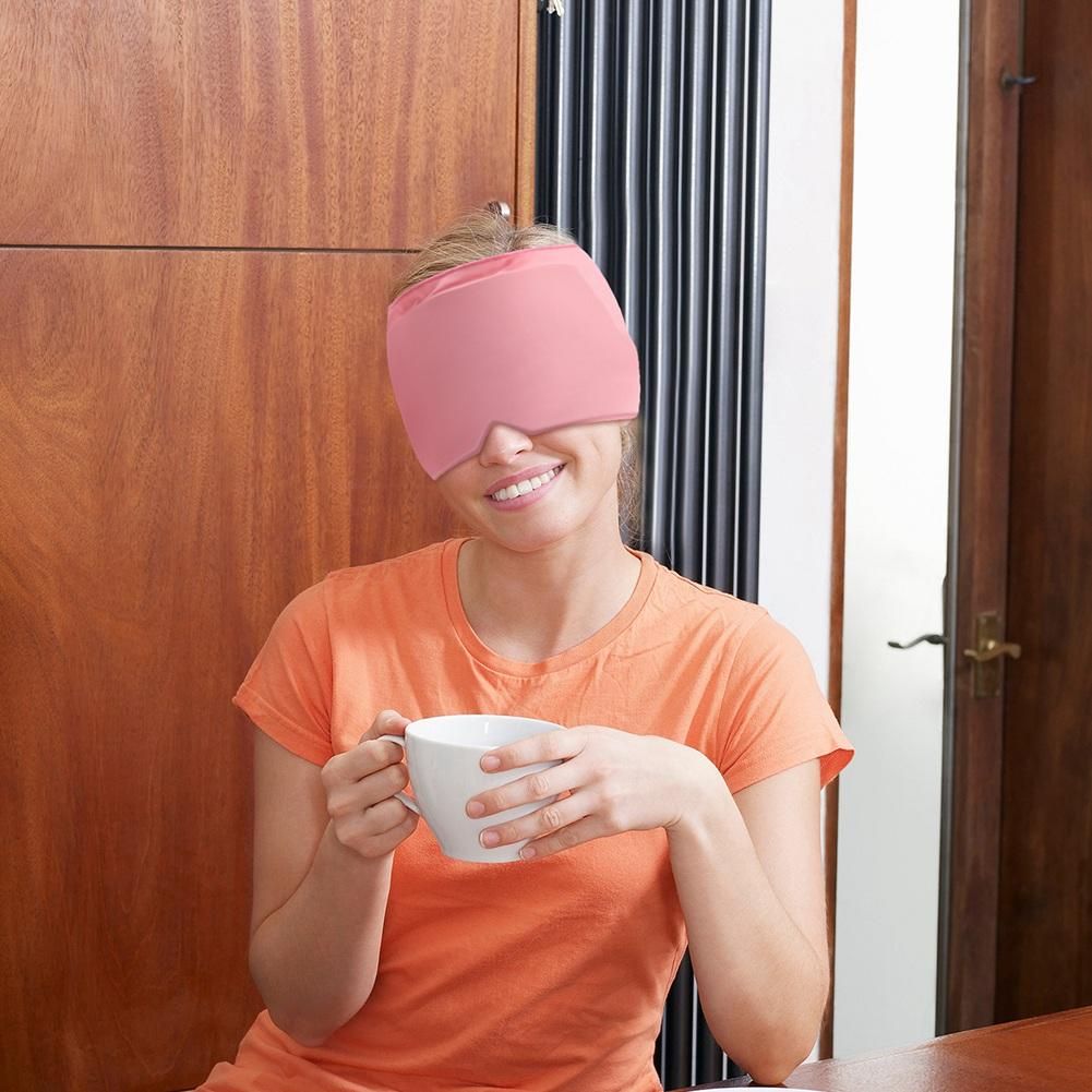 Headache and Migraine Relief Cap Head Wrap Ice Pack with