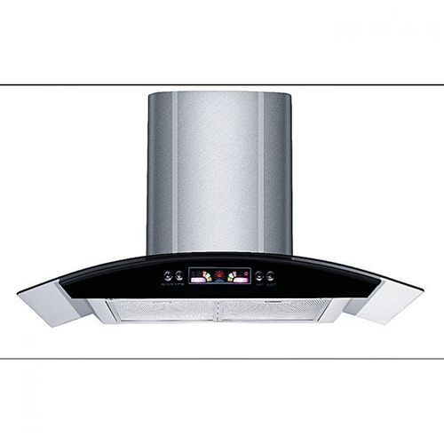90cm Stainless Glass Heat,Smell Extractor Kitchen Range Hood