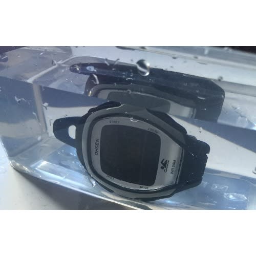 Rubber Strap Unisex Sport LED Watch - Black