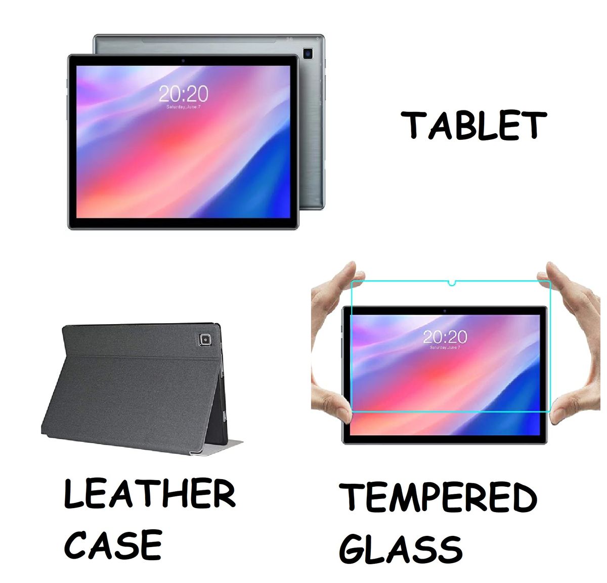 Teclast P20HD 4GB RAM - 64GB ROM + Case & Screen Guard