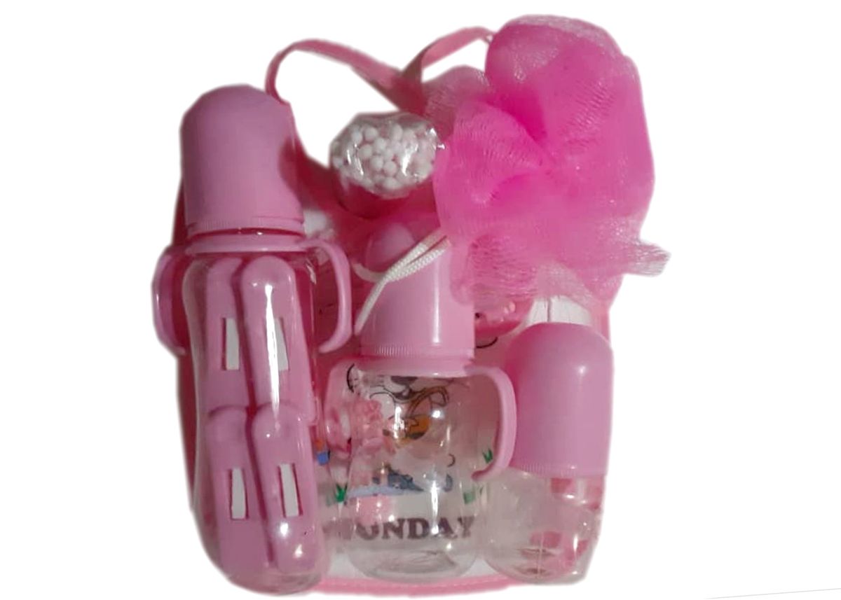 Newborn Baby Bottle Starter Set - Pink