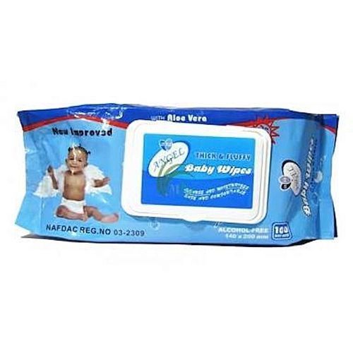 Angel Thick And Fluffy Baby Wipes Pack Of 125