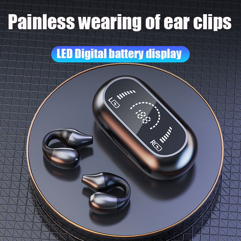 Bone Conduction Wireless Bluetooth Earphone Sports Headset