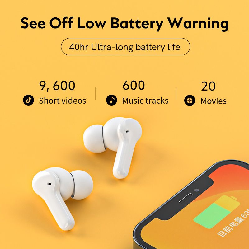 T13 Bluetooth Earphone V5.1 True Wireless 4-Mic & ENC