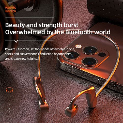 IPX5 Waterproof Sports 9D Stereo Wireless Bluetooth Bone Conduction Headset