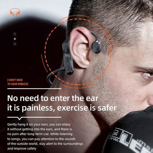 IPX5 Waterproof Sports 9D Stereo Wireless Bluetooth Bone Conduction Headset