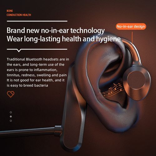 IPX5 Waterproof Sports 9D Stereo Wireless Bluetooth Bone Conduction Headset