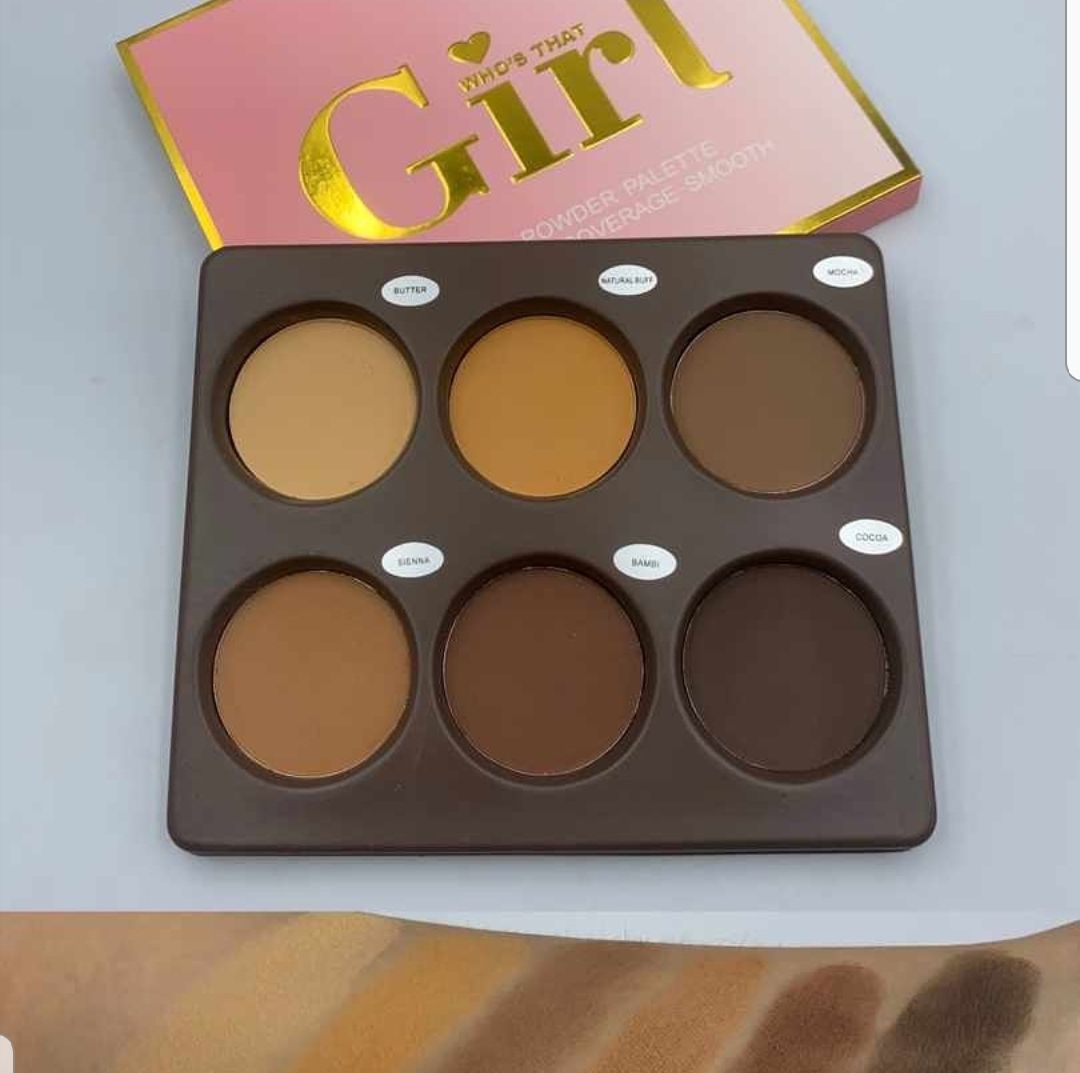6 In 1 Professional Powder Pallette