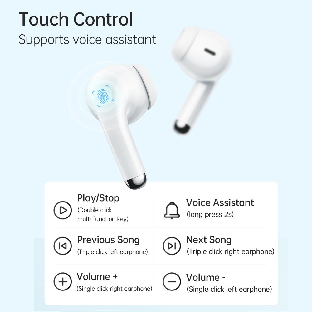 LP40 Upgrade Earbuds Wireless Bluetooth 5.1 Headphones