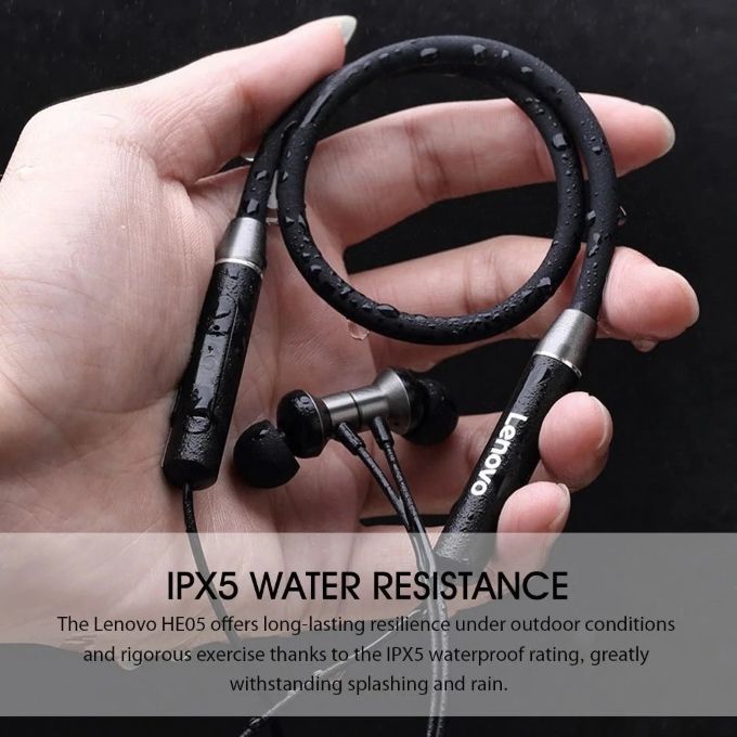 HE05 Neck Hanging Bluetooth 5.0 Headphones Wireless Headset