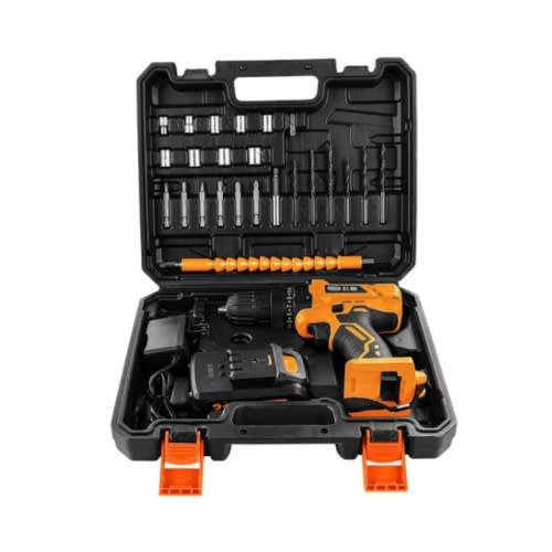 Max Budget Cordless Rechargeable Battery Drill Driver Machine -28volts Two Battery Drilling Machine