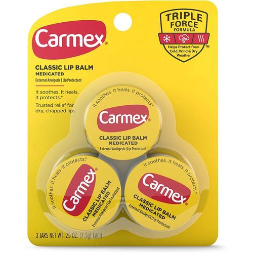 Classic Lip Balm Relief For Dry, Chapped Lips X3pcs