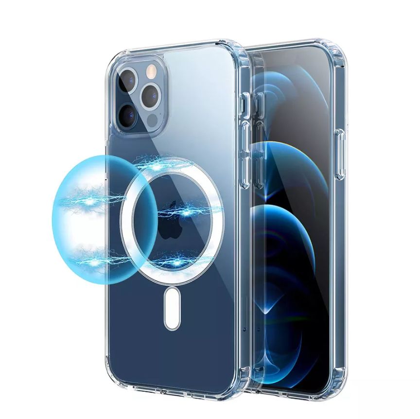 Iphone X, XS, XS MAX, XR,11,12,13,14 Pro And Pro Max Series Magsafe UltraSlim Hard Back Protective Case
