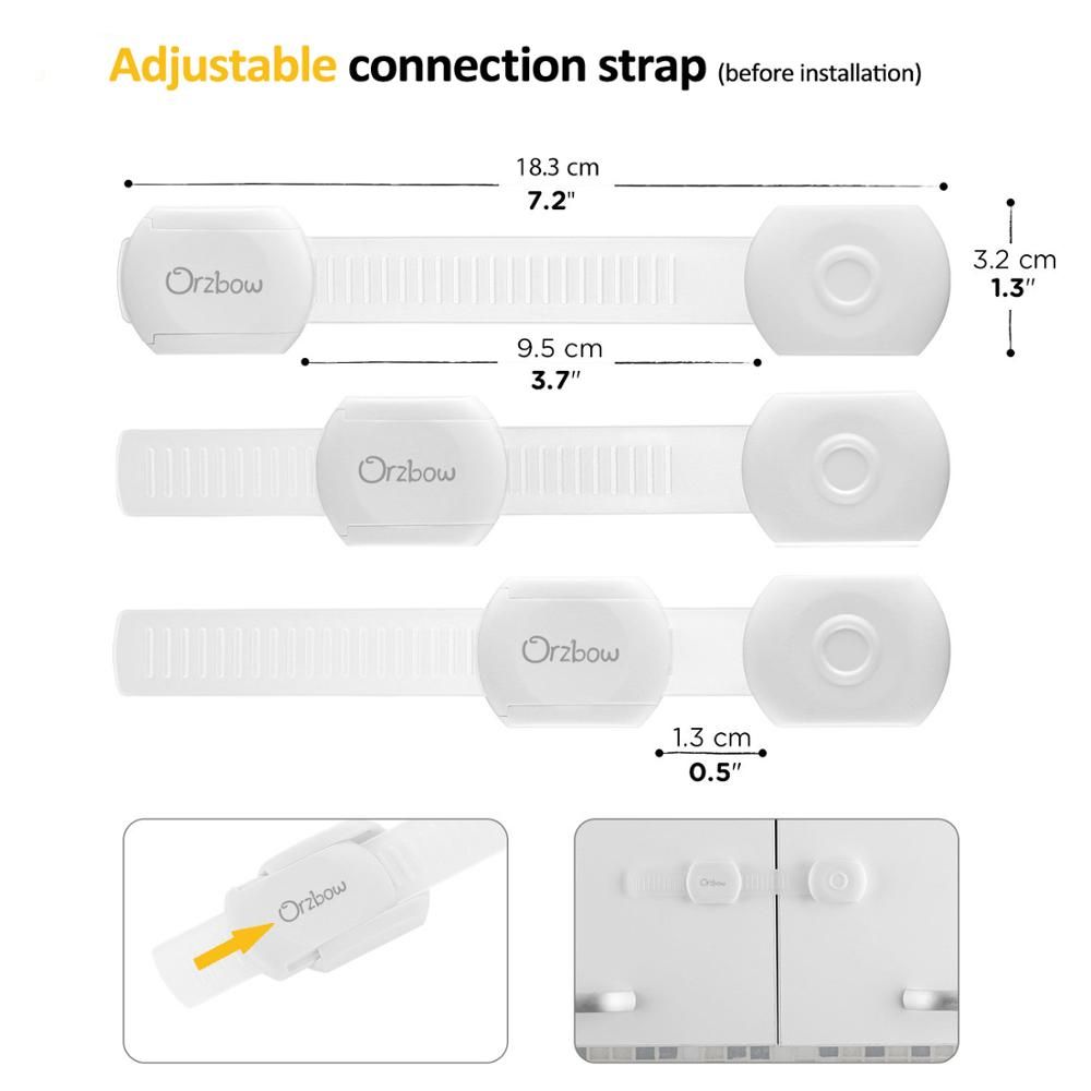 Orzbow Baby Safety Lock For Home Protection From Children Lockers Magnetic Cabinet Door Drawer Refrigerator Security Locks Kids