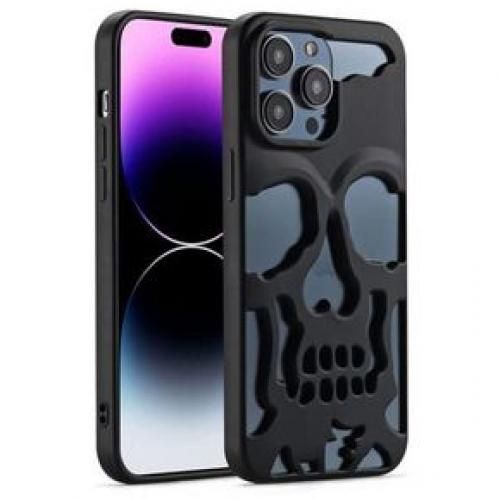 Luxury Plating 3D Skull Phone Case For IPhone 14 13 12 11 Pro Max