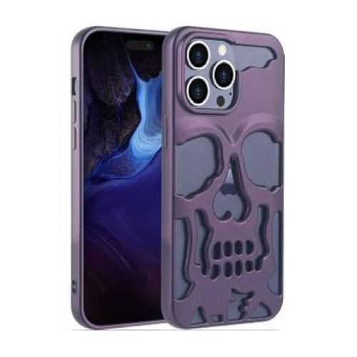 Luxury Plating 3D Skull Phone Case For IPhone 14 13 12 11 Pro Max