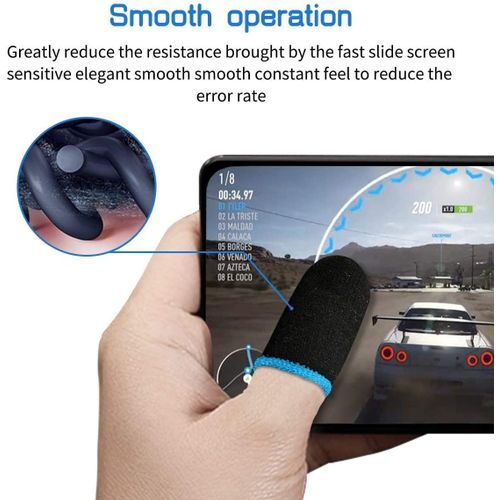 12pcs Mobile Gaming Thumb Sleeve Sets, Wasp Feelers(6 Pair)