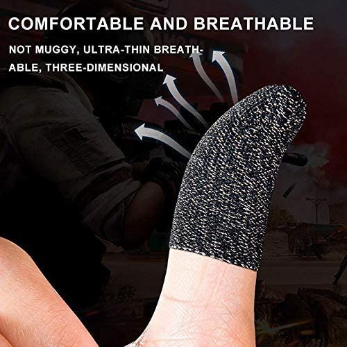 12pcs Mobile Gaming Thumb Sleeve Sets, Wasp Feelers(6 Pair)