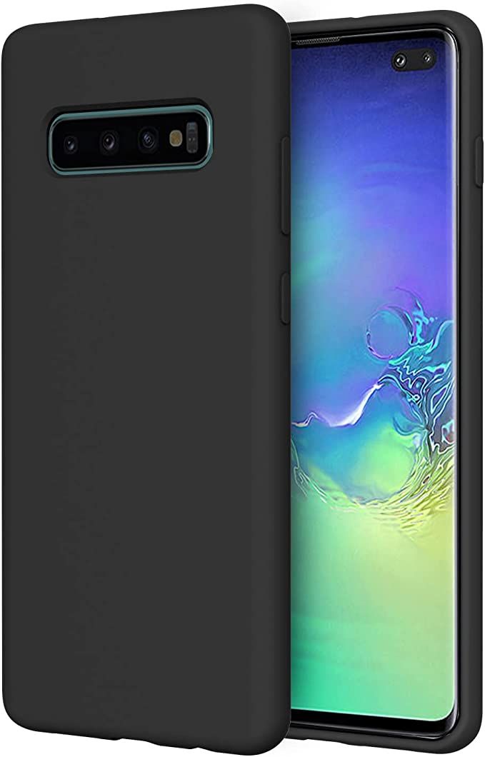 Galaxy S10 Plus Silicone Back Case (Black)