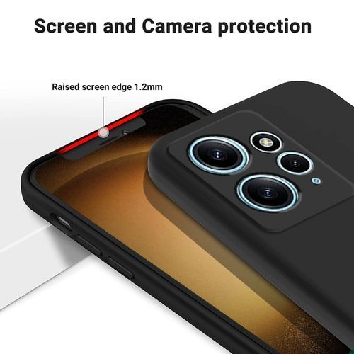 Redmi Note 12 4G Protection Smooth Silicon Back Case