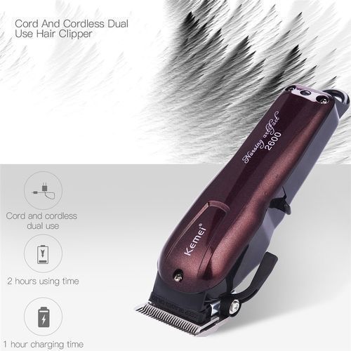 Professional Hair Clipper Rechargeable Cordless