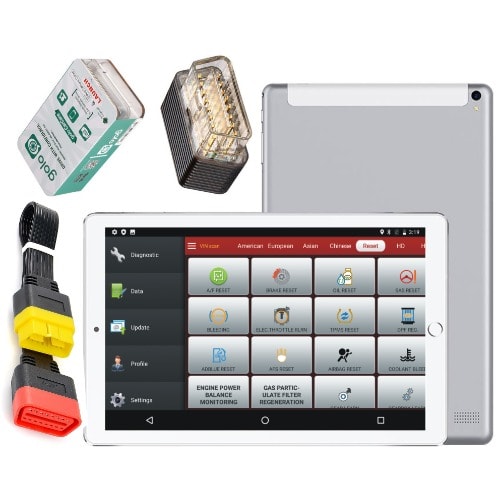 Diagzone and Golo 2.0 With 32GB Android Tablet & Obdii Extension Cable