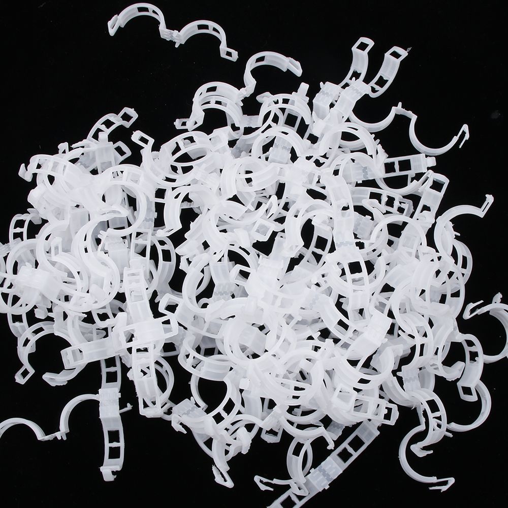 100/250pcs Plant Support Clips For Tomato Hanging Trellis Vine Connects Plants Protection-50pcs