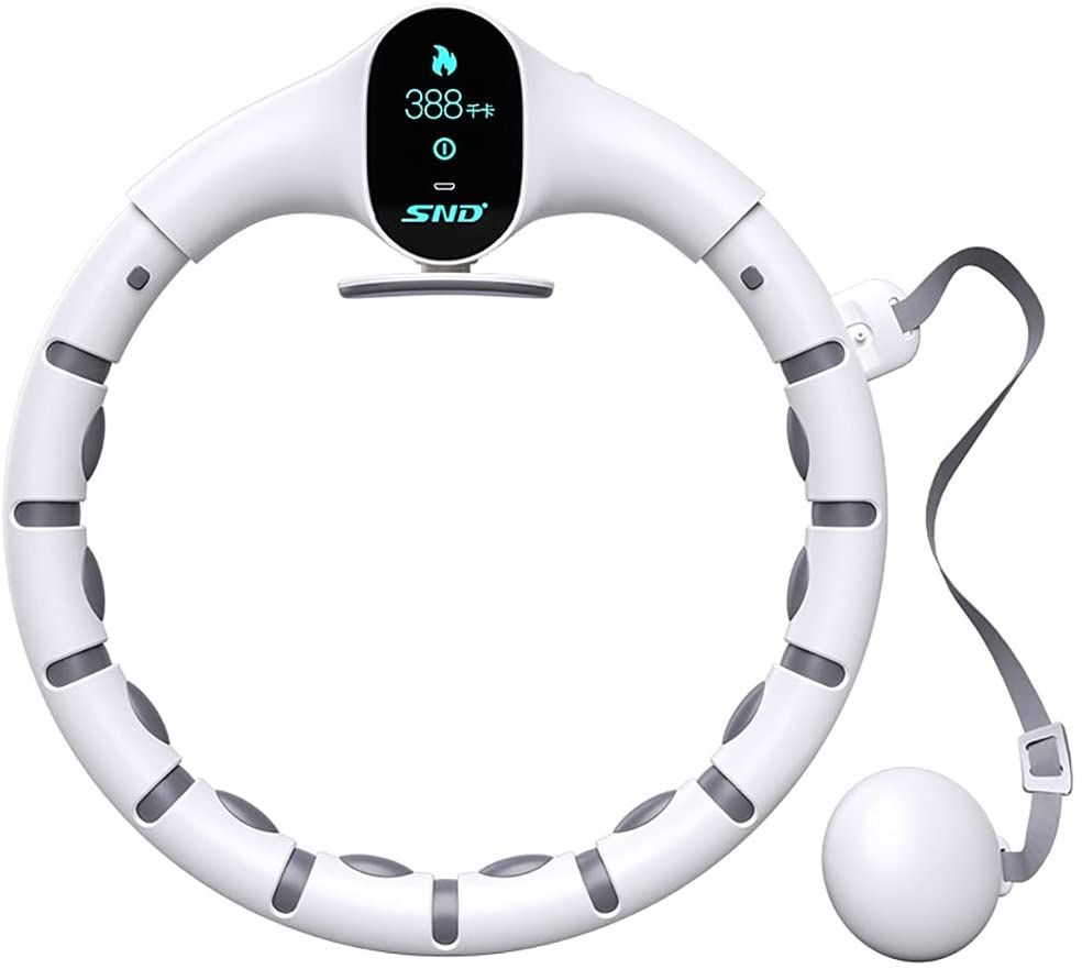 Weighted Hula Smart Hoops, Professional Abdomen Fitness Weight Loss Hoola Hoops Not Fall, Great For Adults & Kids