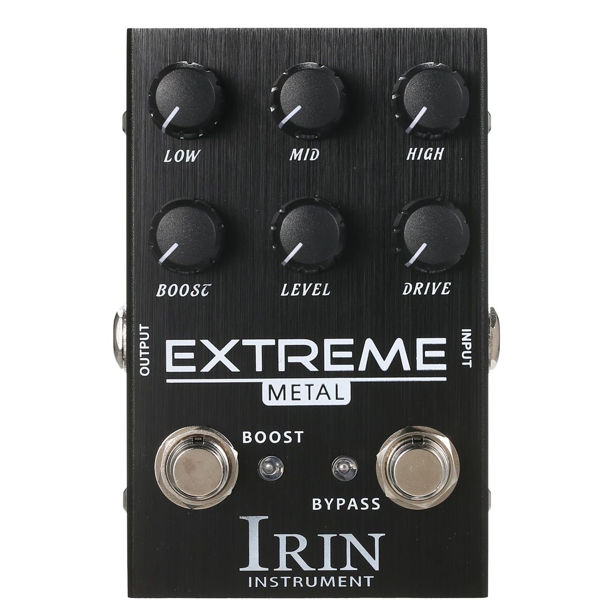 IRIN Distortion Guitar Effect Pedal Portable Guitar Effector with LOW/MID/HIGH Frequency Boost Level Drive Controls for Electric Guitar - EXTREME