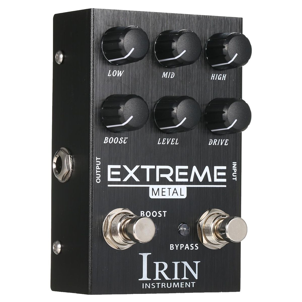 IRIN Distortion Guitar Effect Pedal Portable Guitar Effector with LOW/MID/HIGH Frequency Boost Level Drive Controls for Electric Guitar - EXTREME