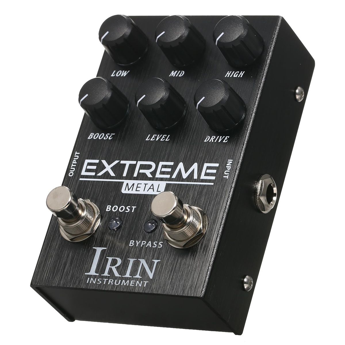 IRIN Distortion Guitar Effect Pedal Portable Guitar Effector with LOW/MID/HIGH Frequency Boost Level Drive Controls for Electric Guitar - EXTREME