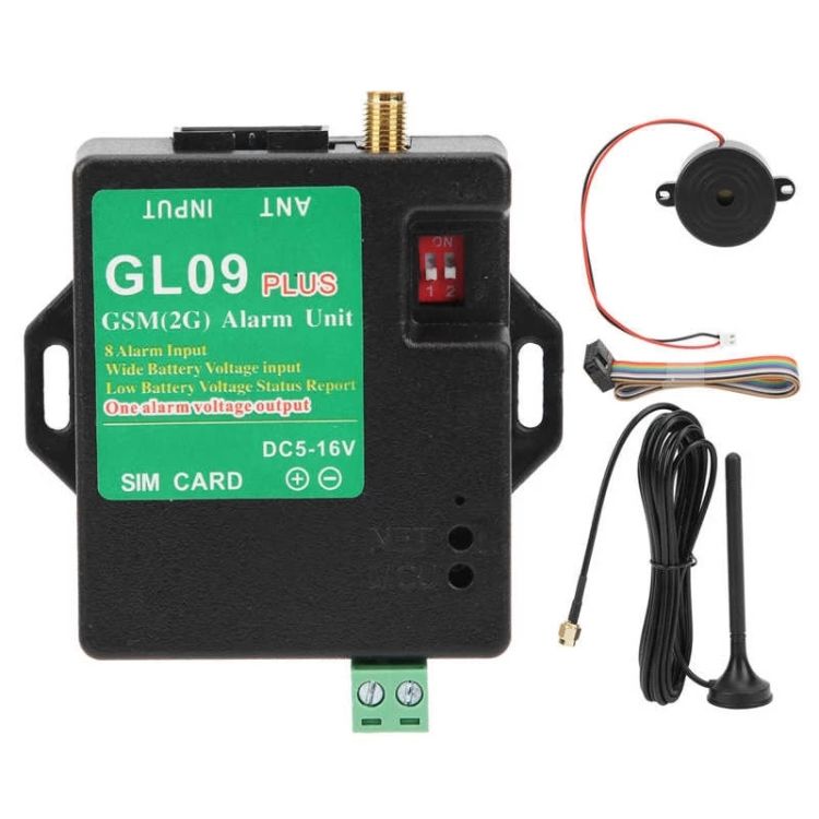 GL09 PLUS 8-channel Monitoring GSM Alarm Module